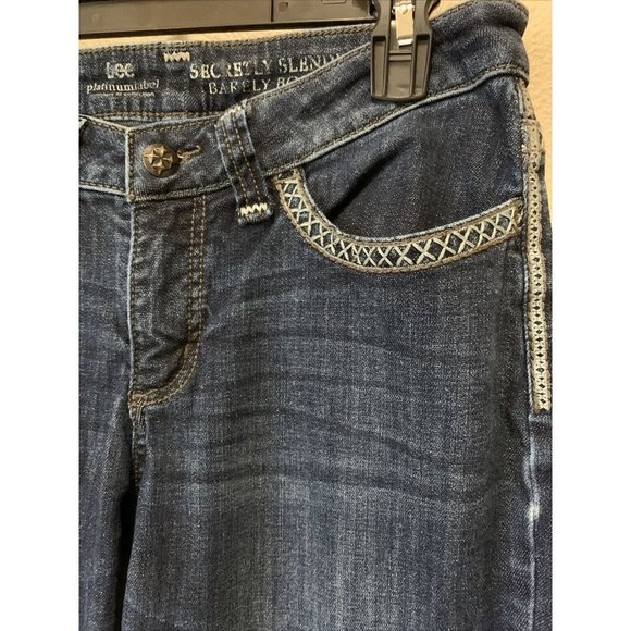 Women's Lee Platinum Label Curvy Fit Bootcut Jeans embroidered size 6 - Picture 2 of 6